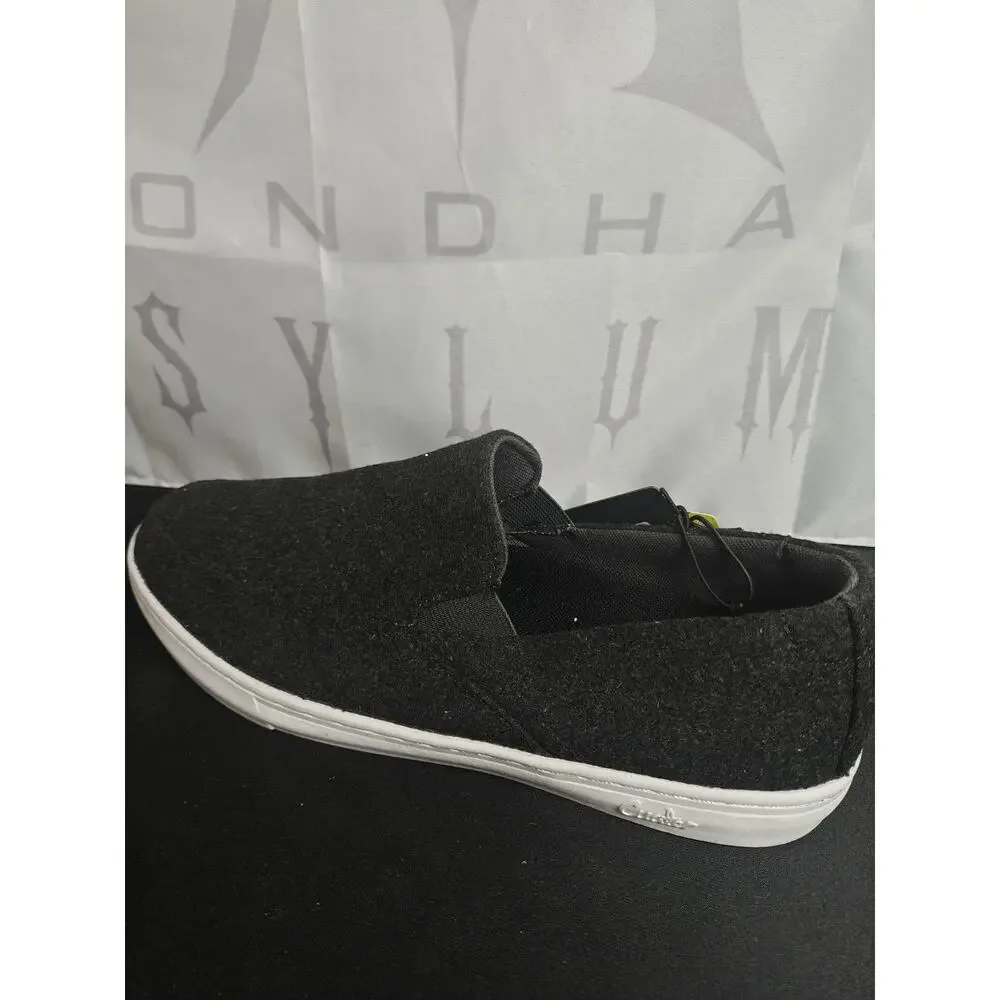 NWT Cuater Men's 9 Phenom Slip On Black / Gray 4MU190- Travis Mathew Blemishes
